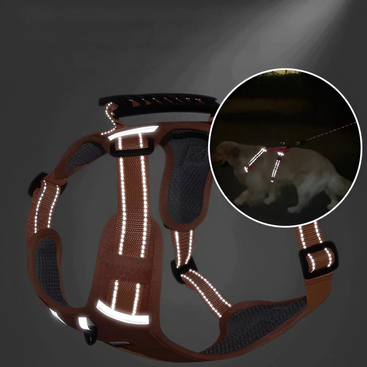 No Pull Reflective Dog Harness