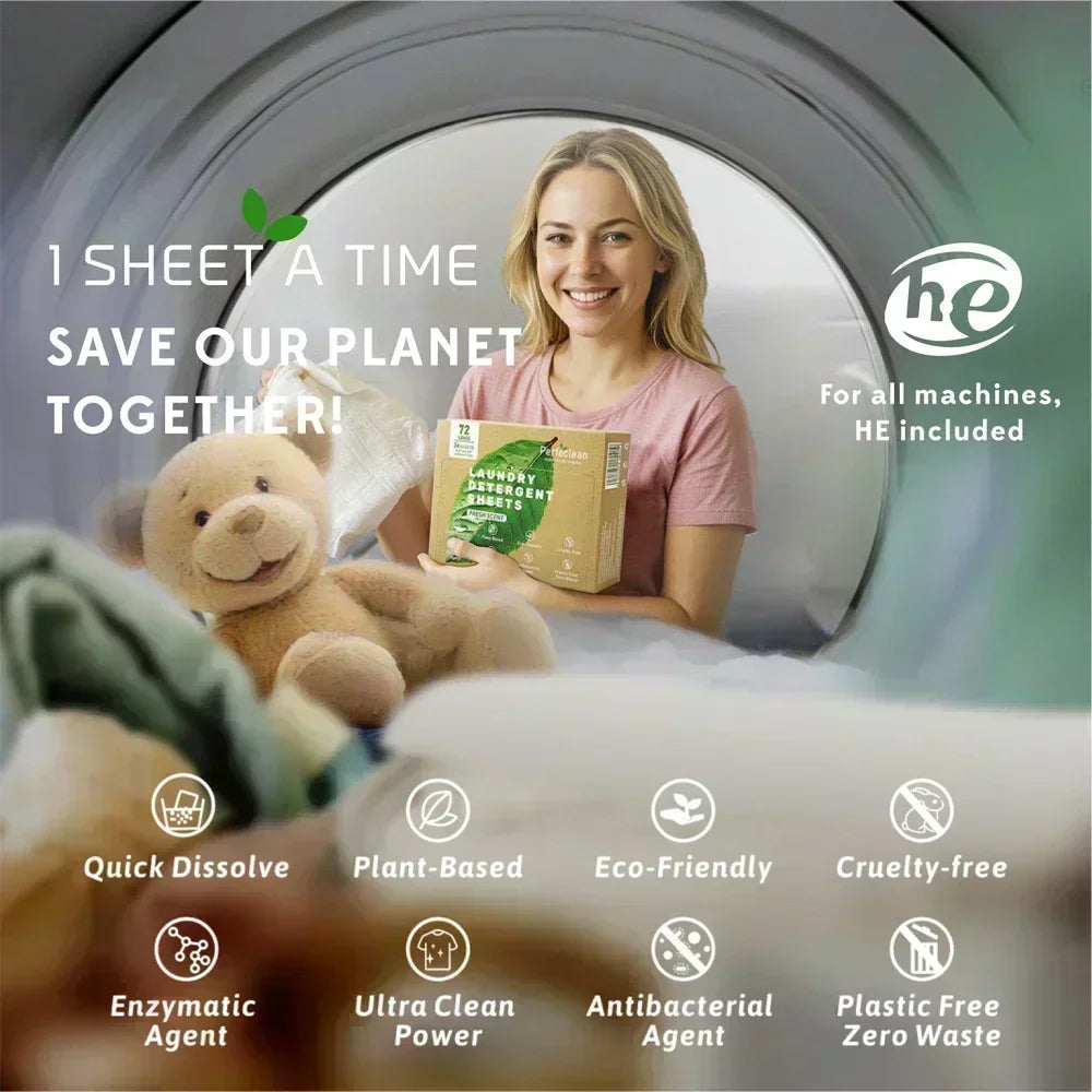 Laundry Strip Detergent Sheet