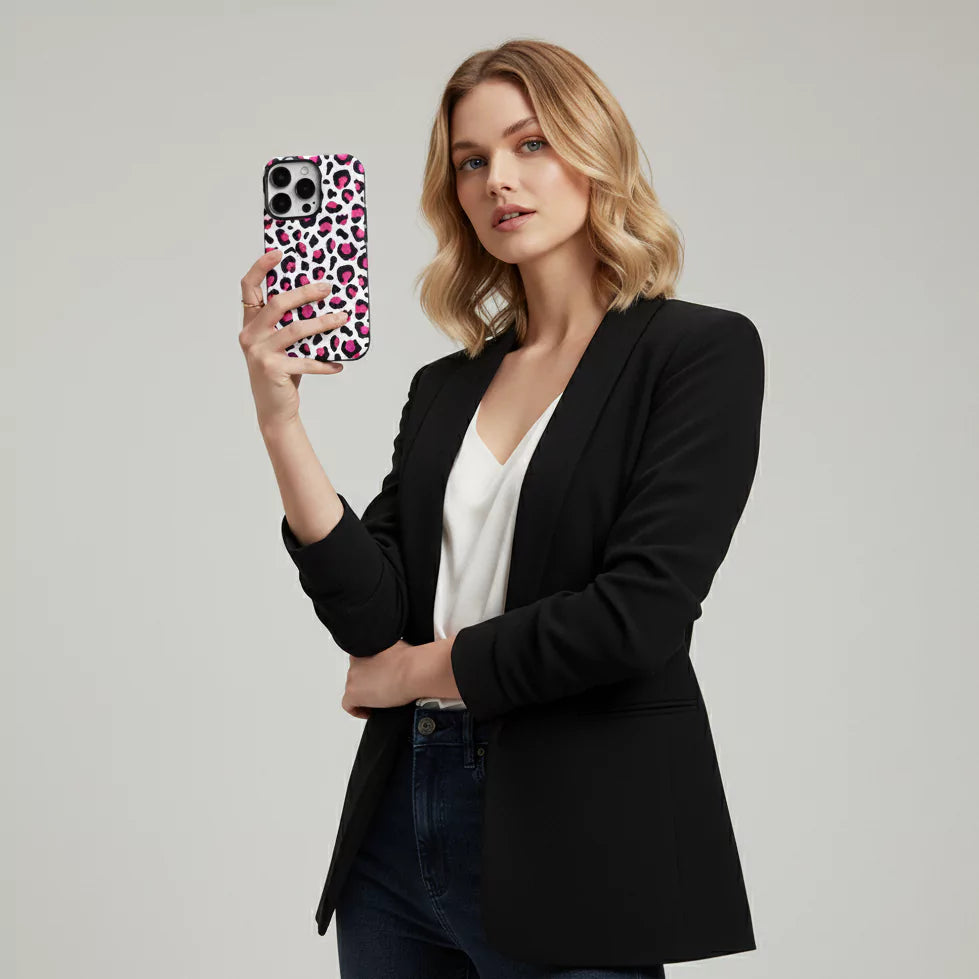 Fuchsia Feline Case